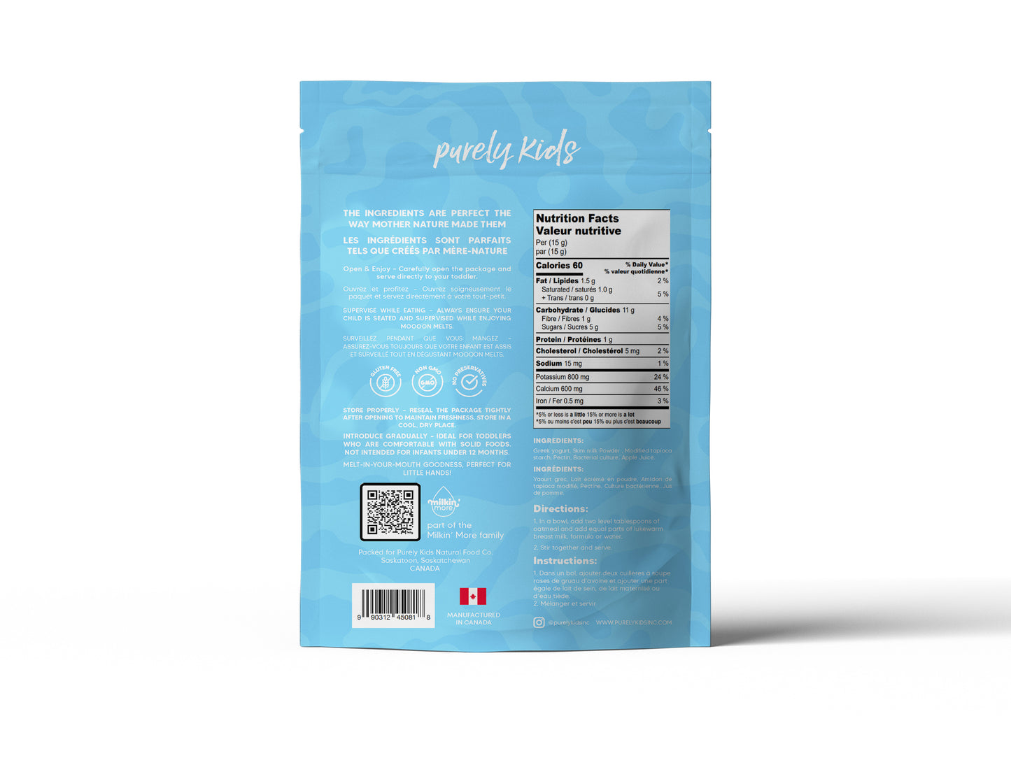 Purely Kids Moo Milky Way Greek Yogurt Melts