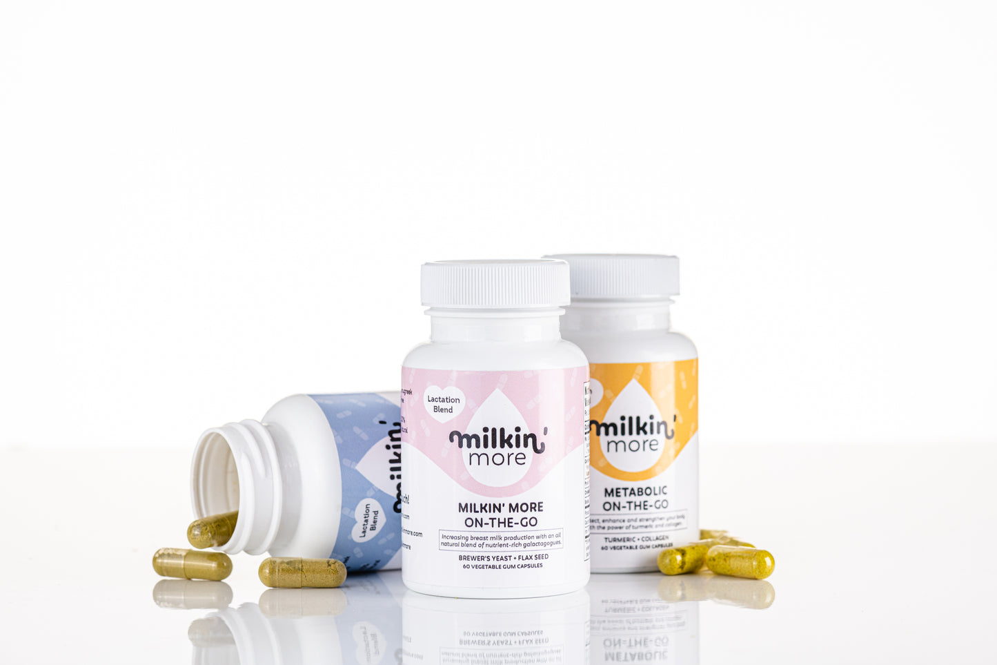 Milkin More On the go boosting capsules