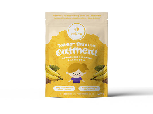 Purely Kids Banana Flax Toddler Oatmeal